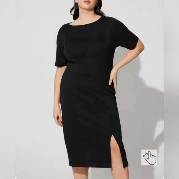 Torrid cupro dress B3 - Picture 2 of 5